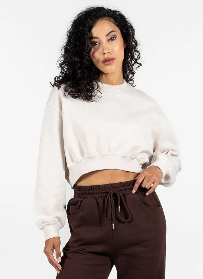 Mia Cropped Crewneck