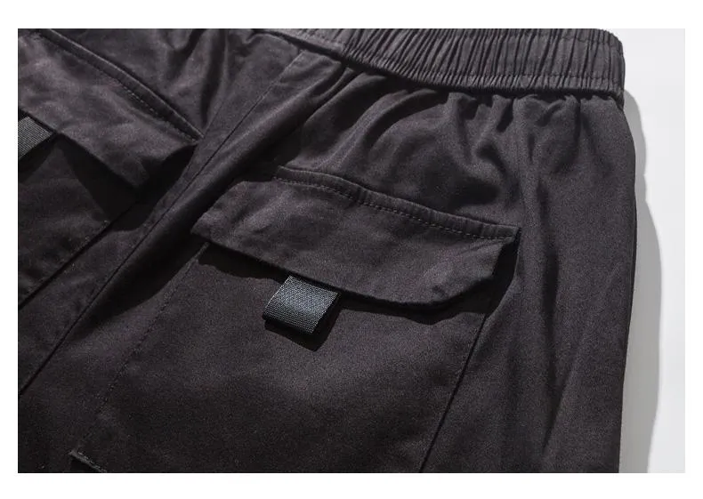 Multi-Pocket Cargo Trousers w/ Straps