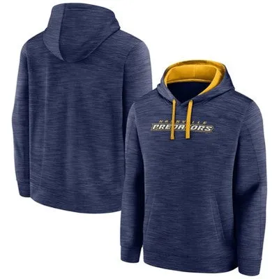 New - NHL Nashville Predators Men's Poly Hooded Sweatshirt - L