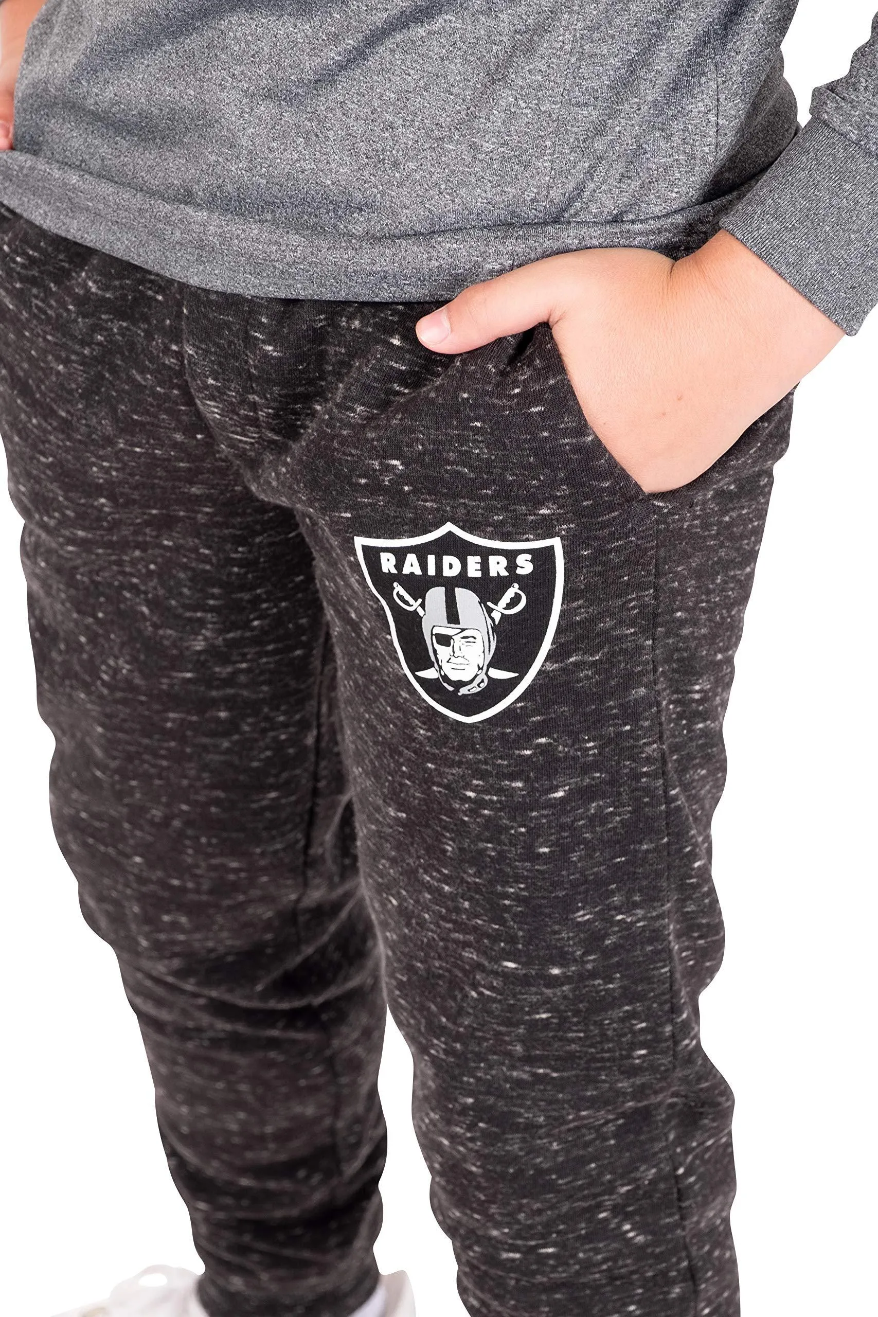 NFL Official Youth Super Soft Supreme Jogger Sweatpants|Las Vegas Raiders