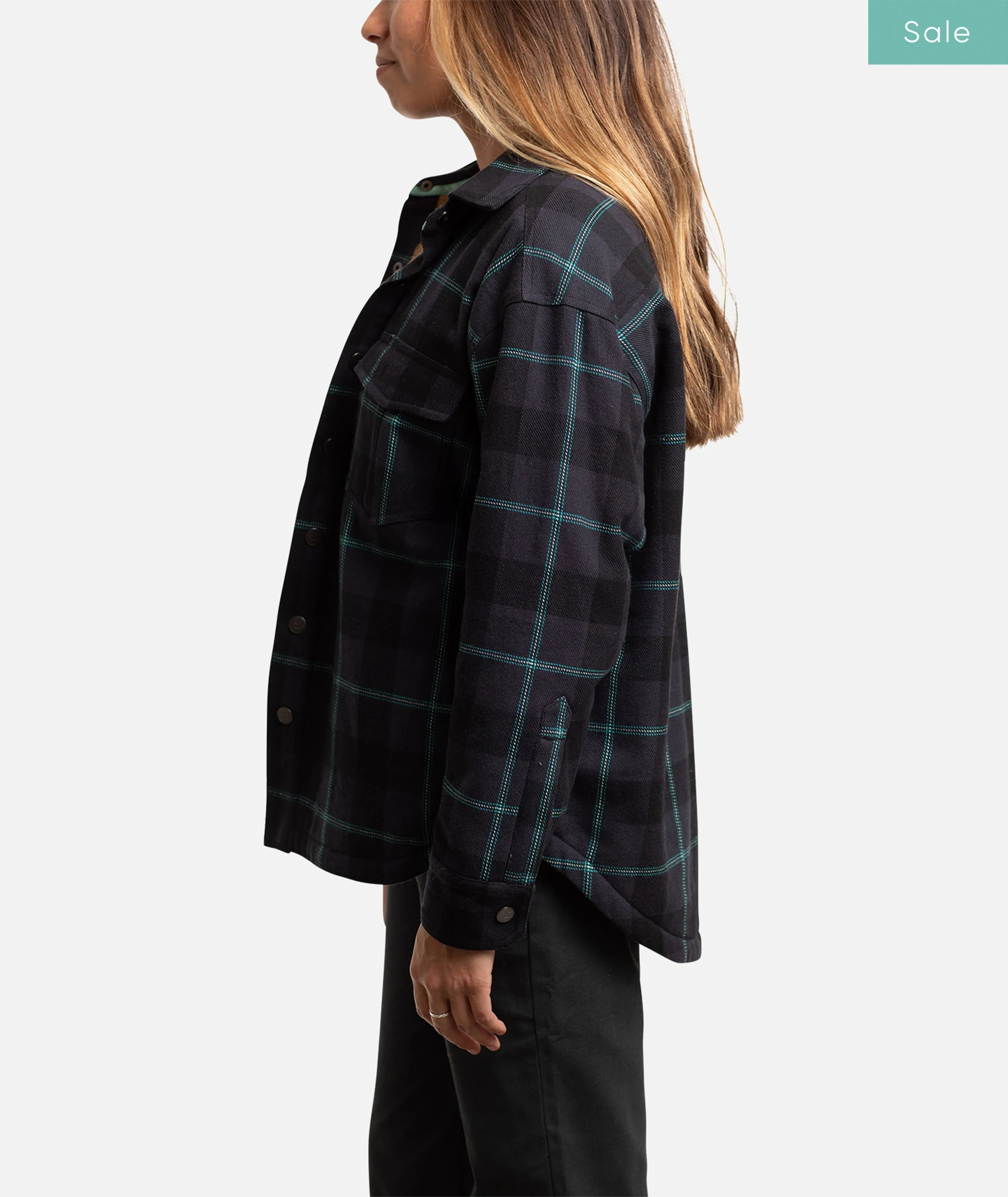 Nivean Flannel Jacket - Black