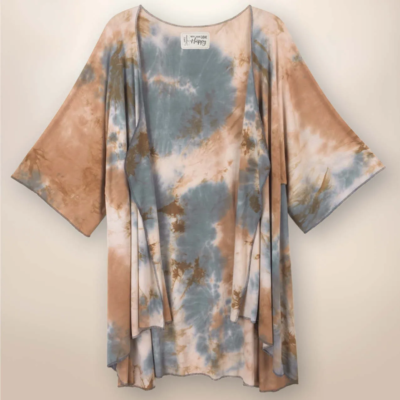 Opal Open Front Kimono Top - Nopal