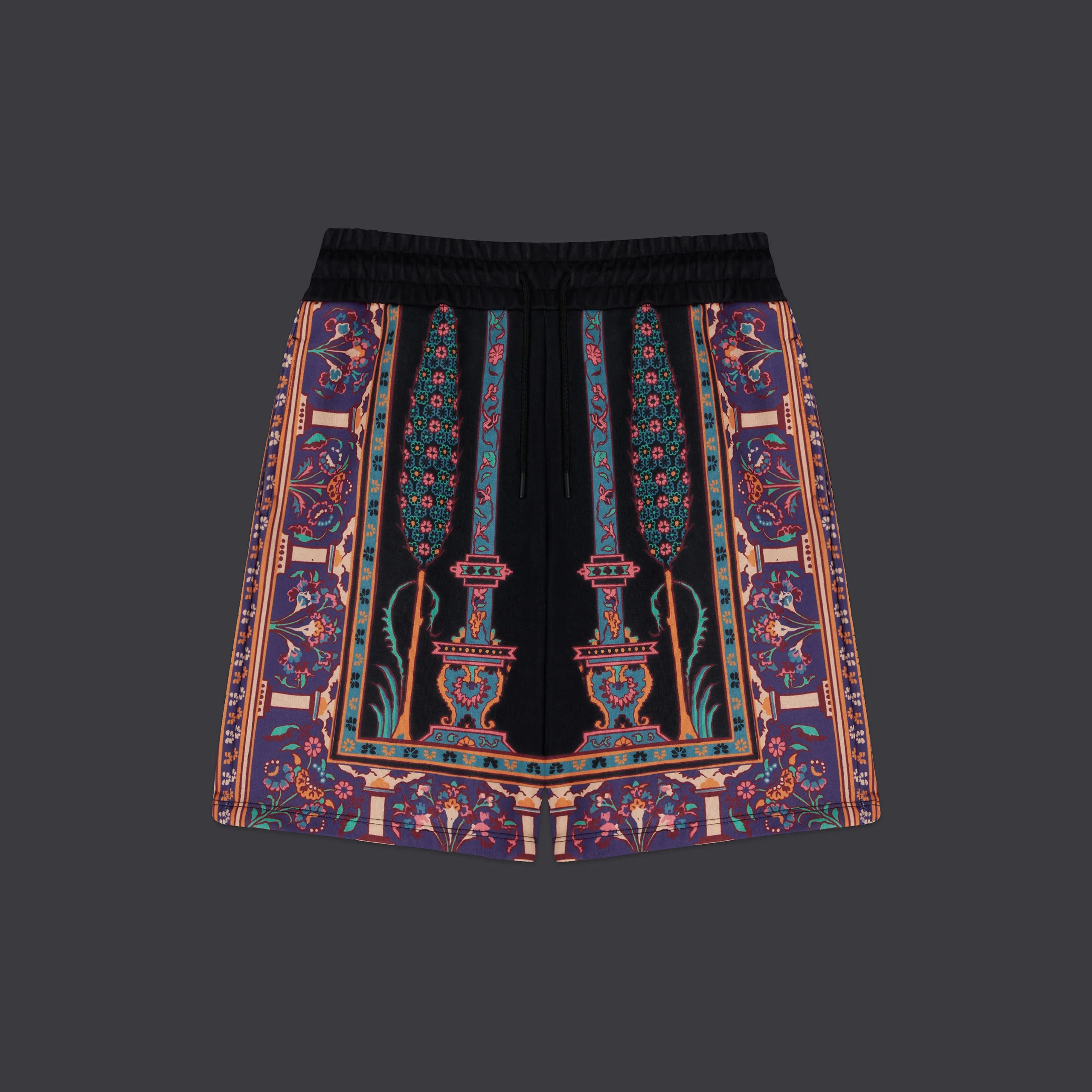 Persian Rug Sweatshorts Black