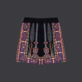 Persian Rug Sweatshorts Black