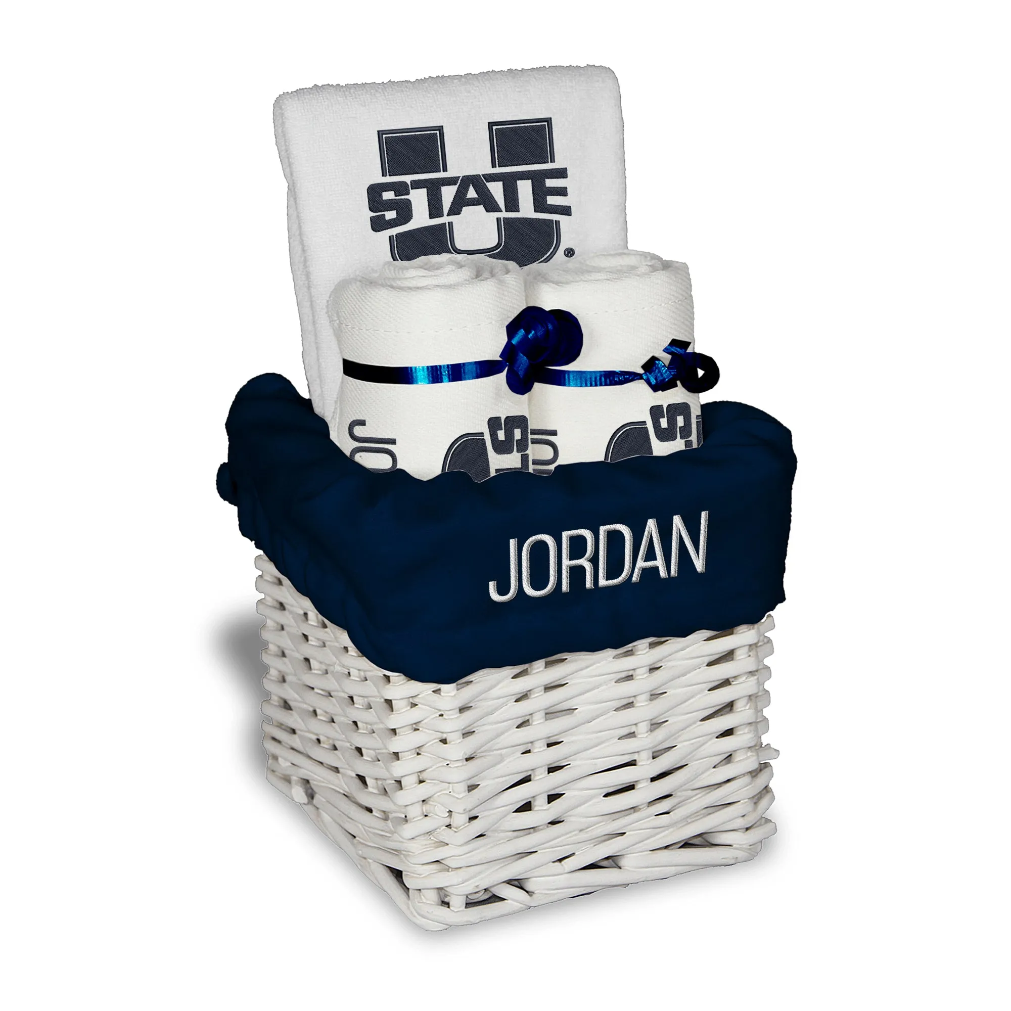 Personalized Utah State Aggies Small Basket - 4 Items