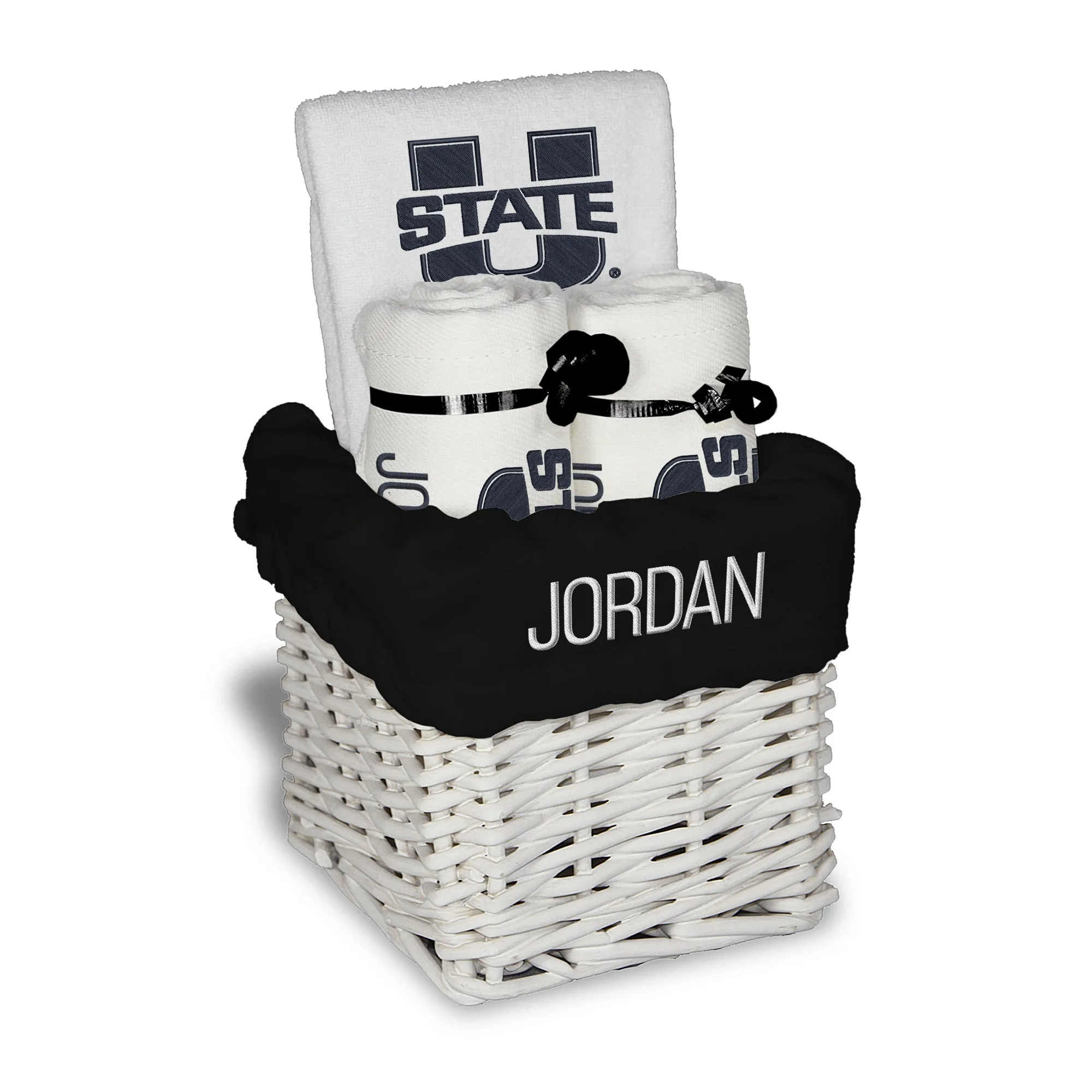 Personalized Utah State Aggies Small Basket - 4 Items