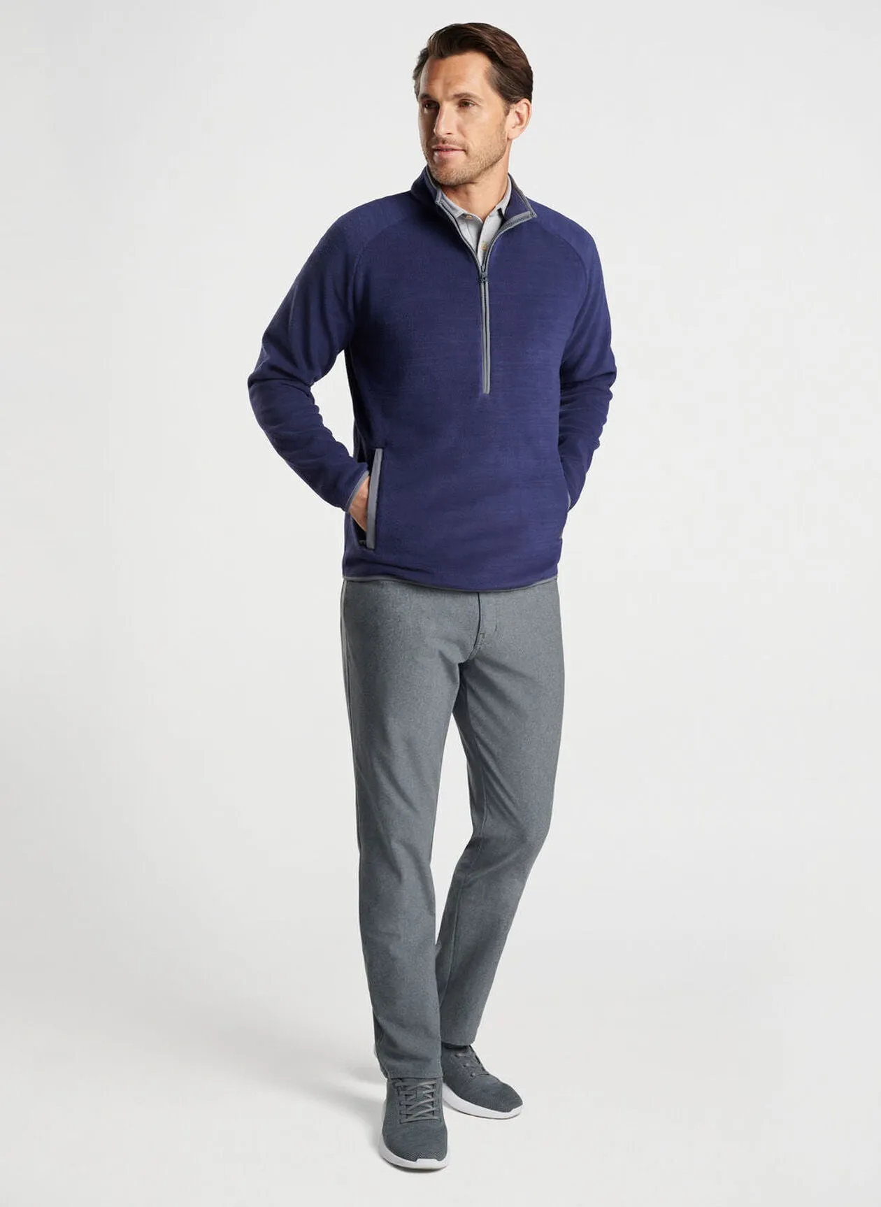 Peter Millar Fade Custom Half-Zips, Navy