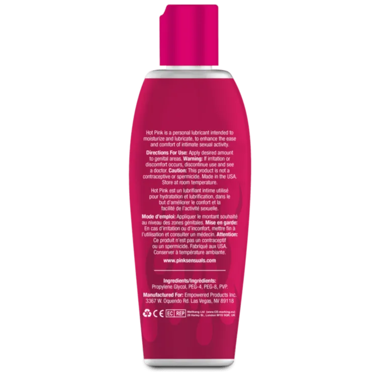 Pink - Hot Pink Gentle Warming Lubricant for Woman