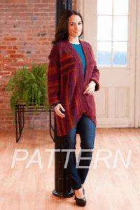 Plymouth Peplum Shawl Collar Cardigan *Pattern*