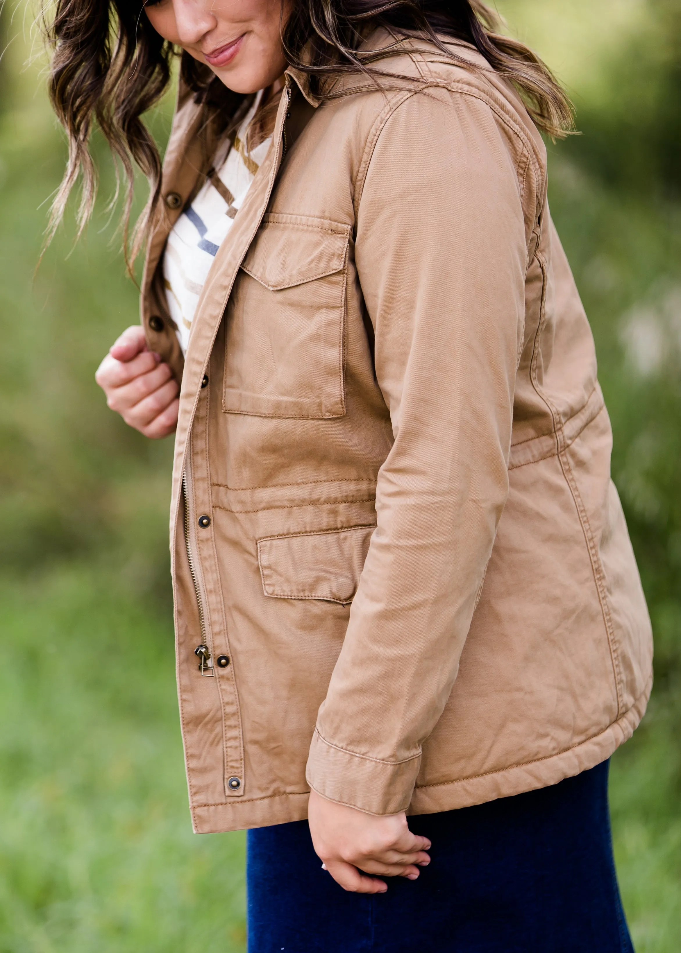 Pocket Front Cargo Jacket - FINAL SALE