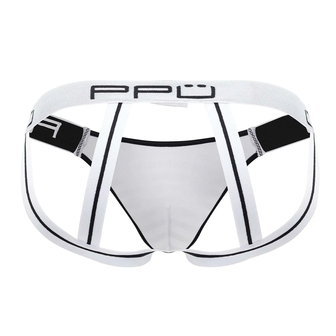 PPU 2311 Microfiber Jockstrap Color White