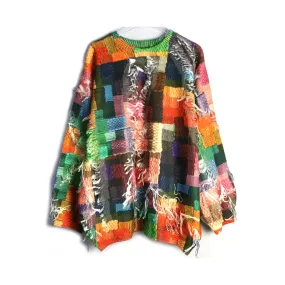 Pre Order:  Color Palette Frilly Plaid Sweater