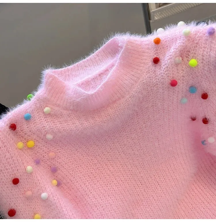 Pre Order:  Rainbow Nonpareils Knit Sweater