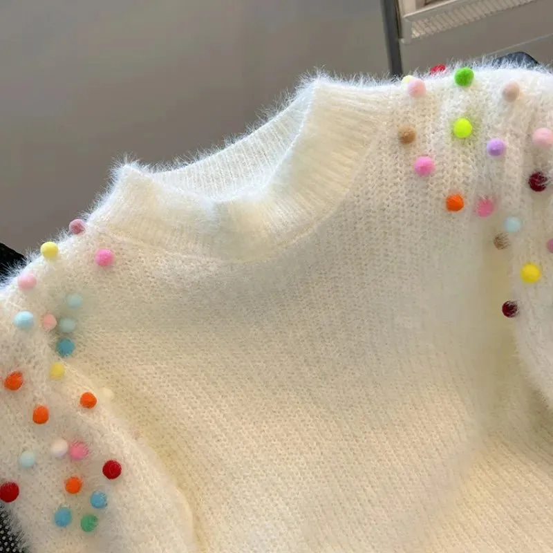 Pre Order:  Rainbow Nonpareils Knit Sweater