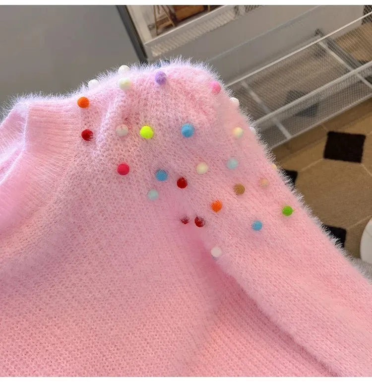 Pre Order:  Rainbow Nonpareils Knit Sweater