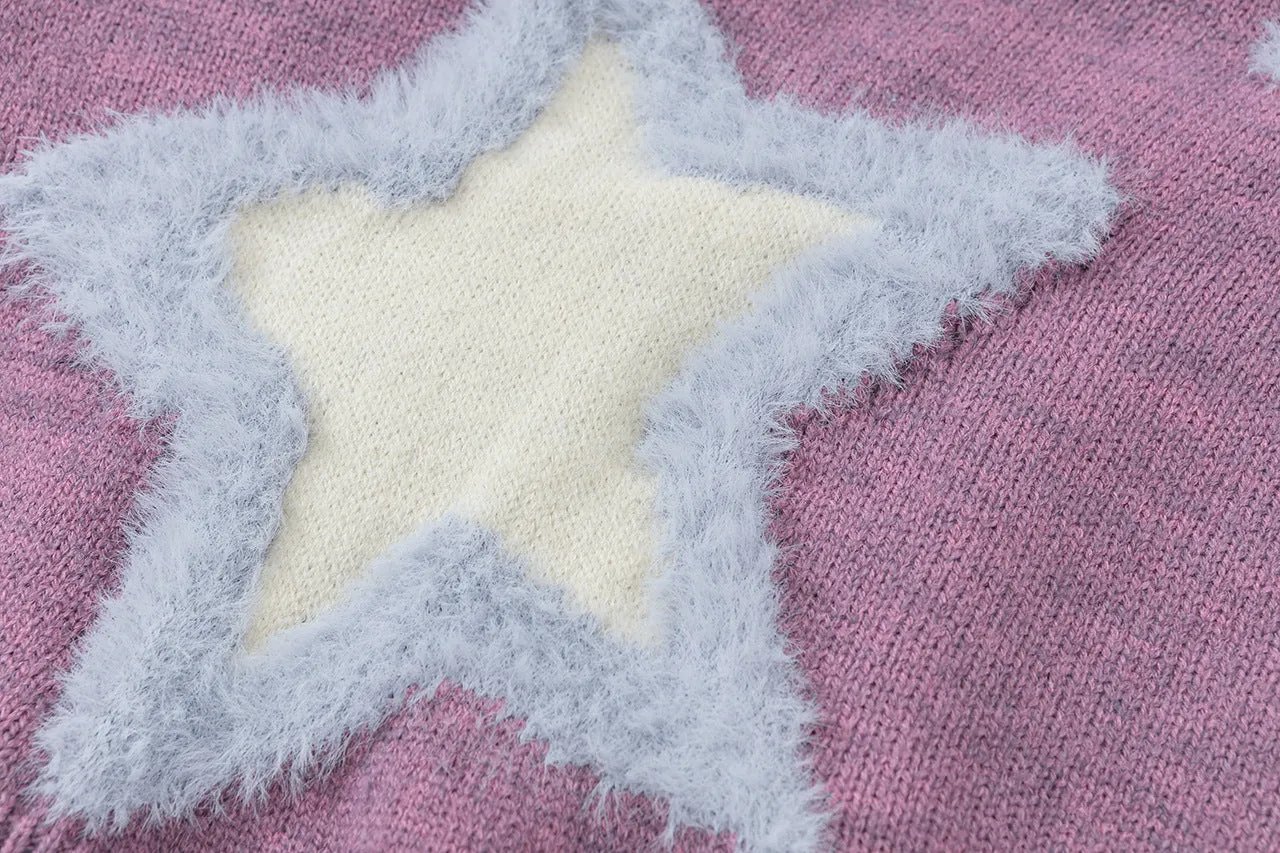 Pre Order:  Stars Fluff Loose Sweater