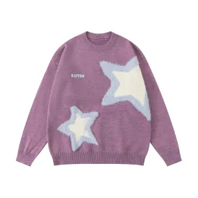 Pre Order:  Stars Fluff Loose Sweater