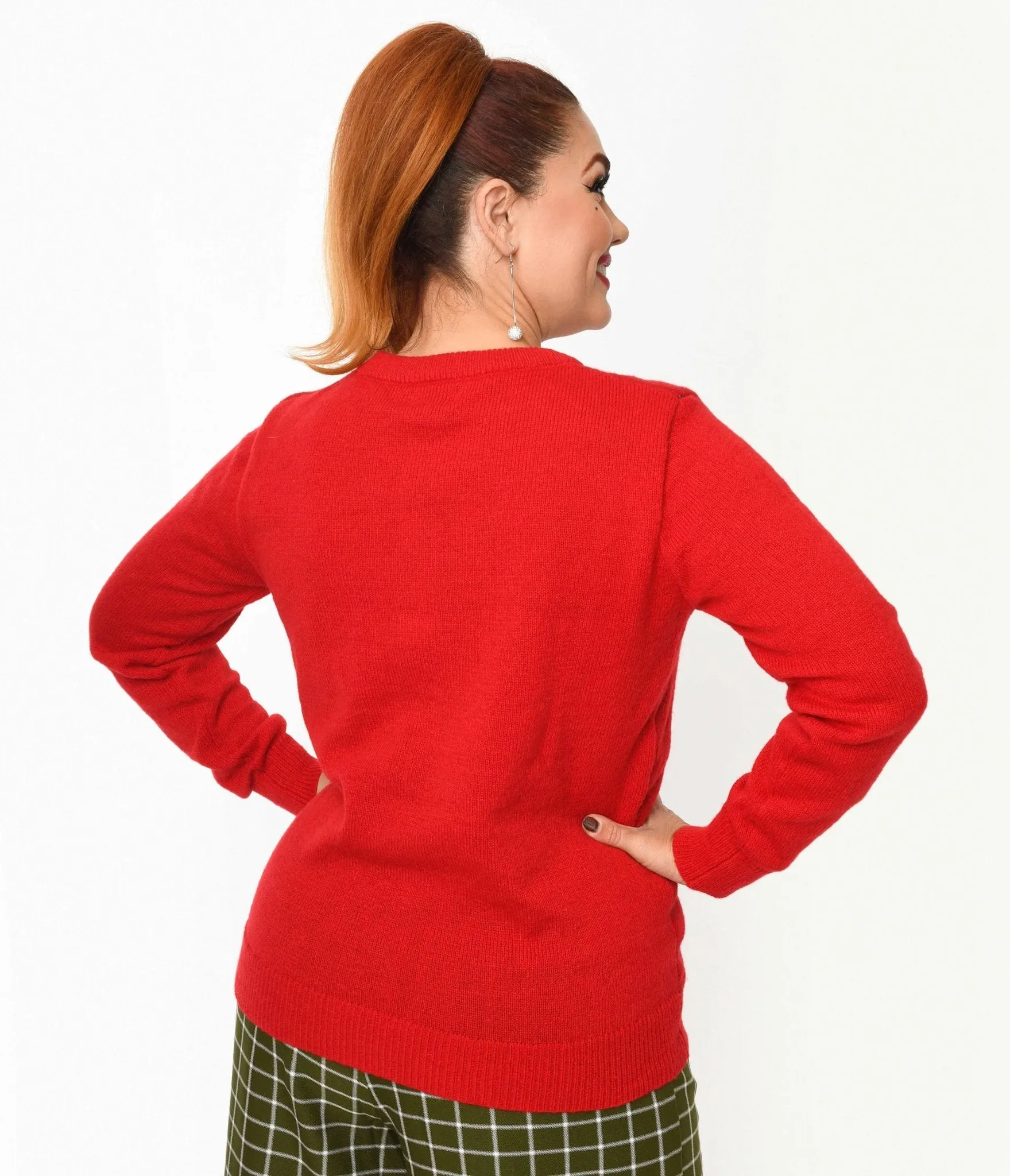 Red Rudolph Holiday Sweater