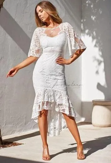 Reyna Dress - White