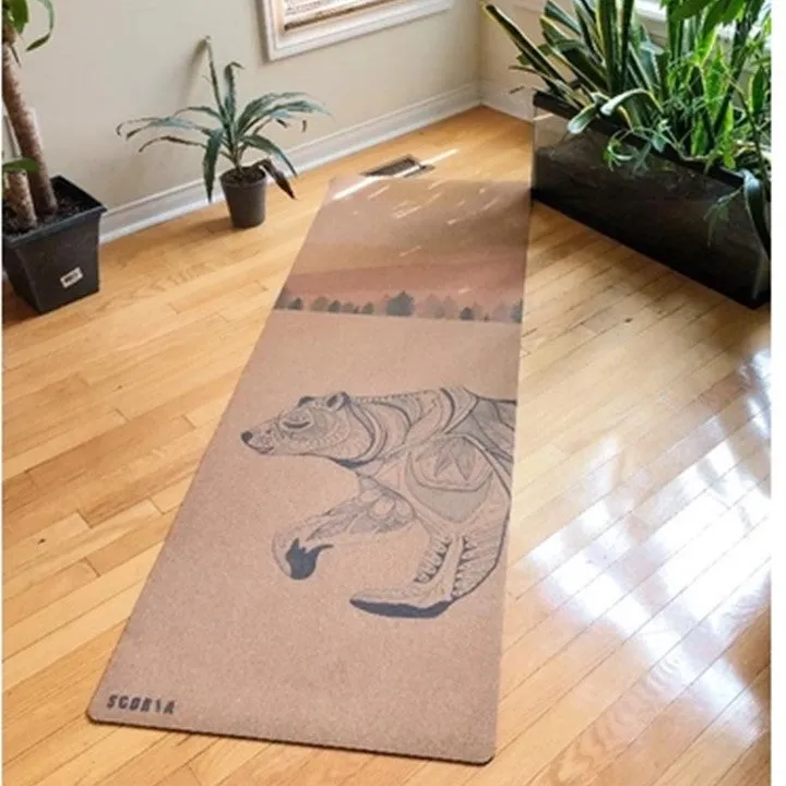 Scoria World Inc. - Day Bear Cork Yoga Mat by Scoria (3.5mm)