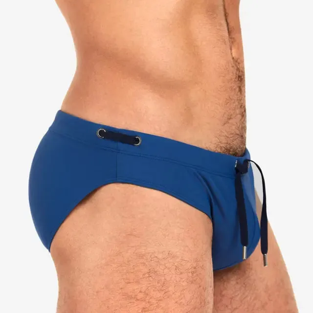 Sexy Low Waist Solid Pad Brief