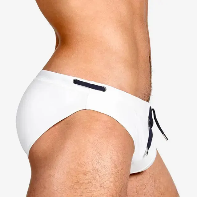 Sexy Low Waist Solid Pad Brief