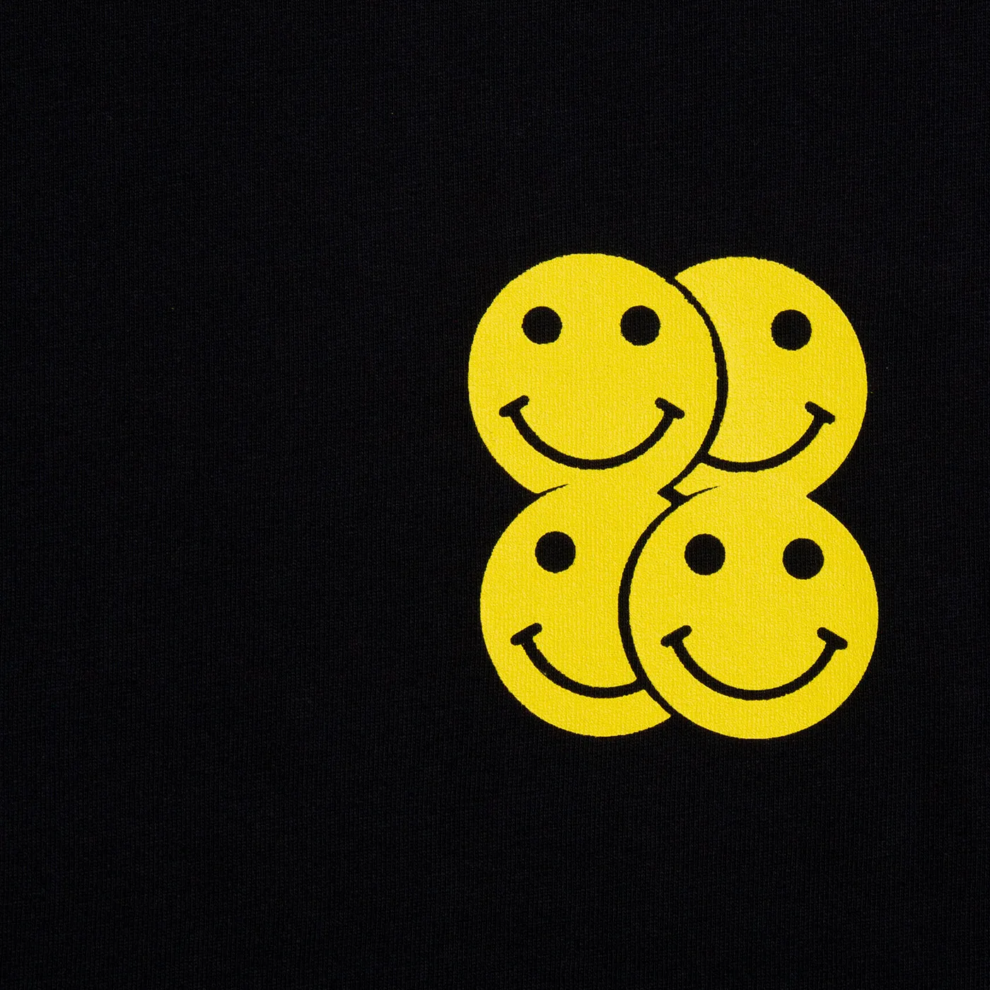 Smiley Trail - Pullover Hood - Black