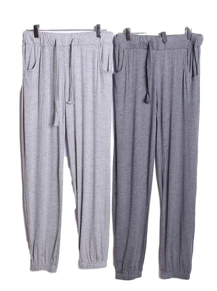 Solid Mid-Waist Lounge Sweatpants