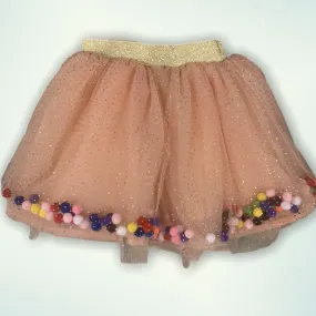 Sparkle Pom Pom Skirt