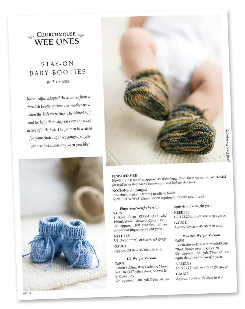 Stay-On Baby Booties Using Big Bad Wool Weepaca