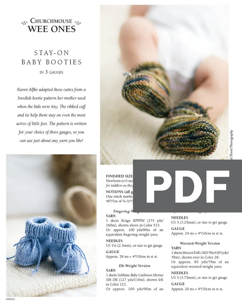 Stay-On Baby Booties Using Big Bad Wool Weepaca