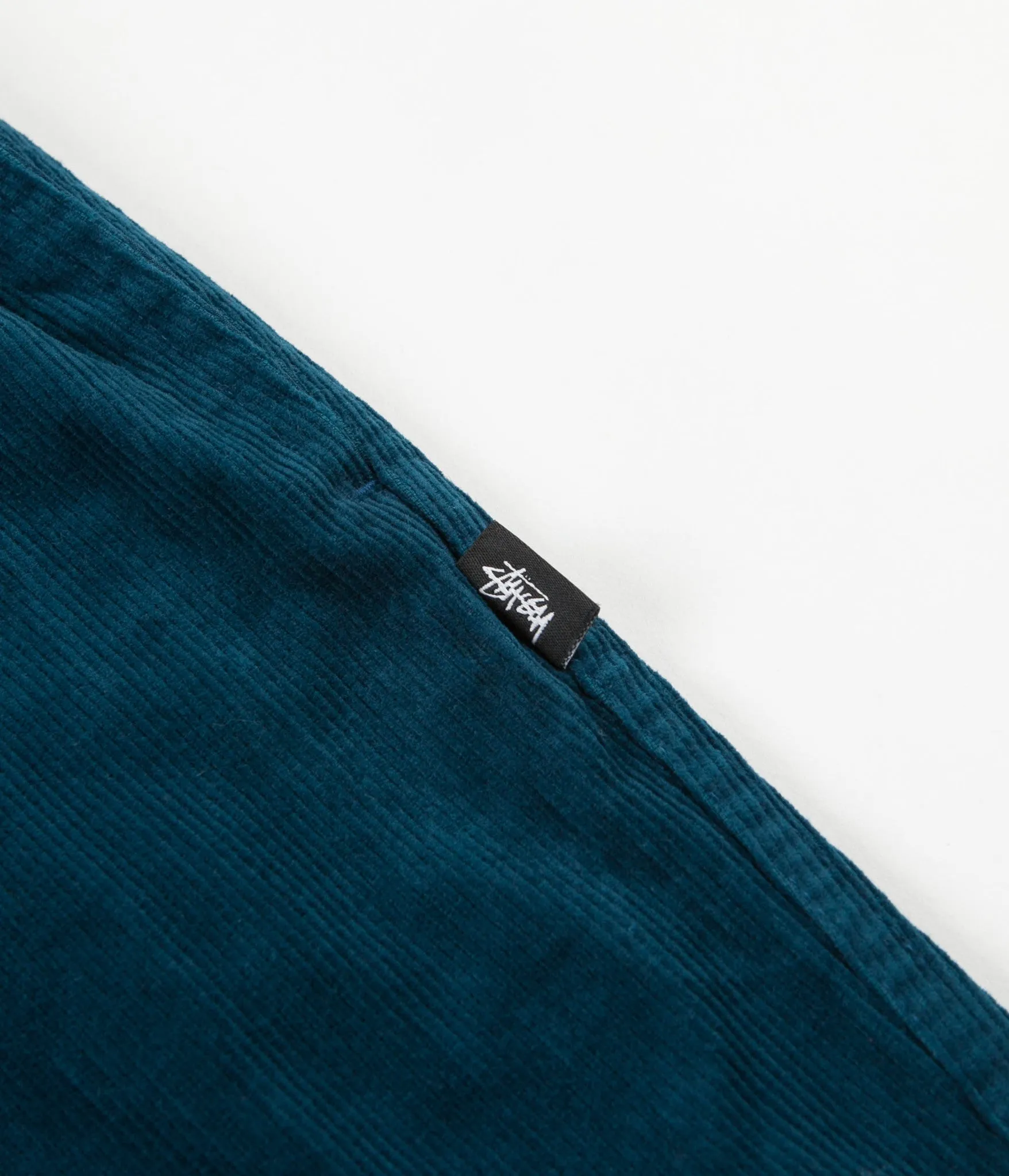 Stussy Corduroy Beach Pants - Dark Teal