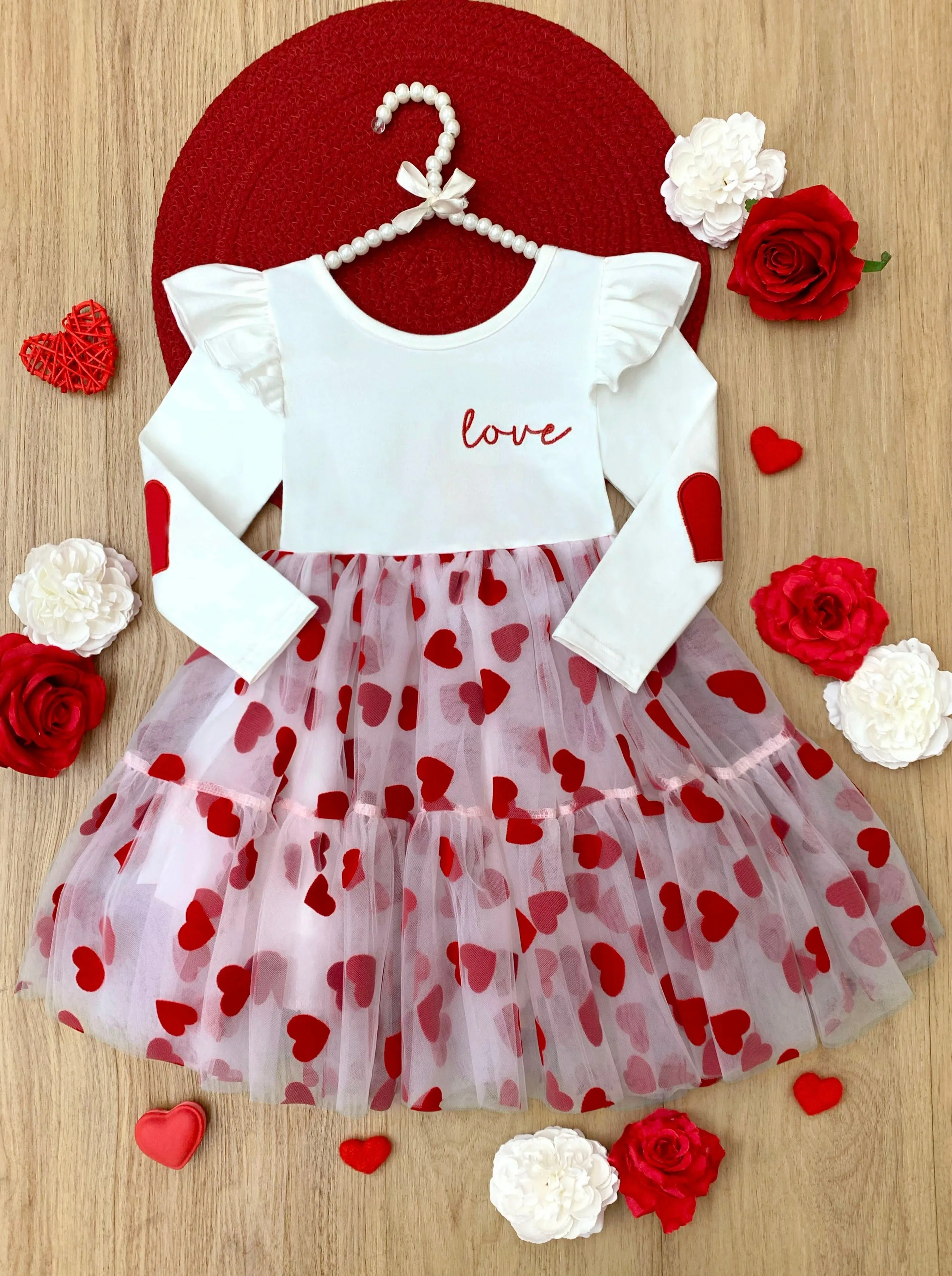 Sweet Love Heart Tutu Dress