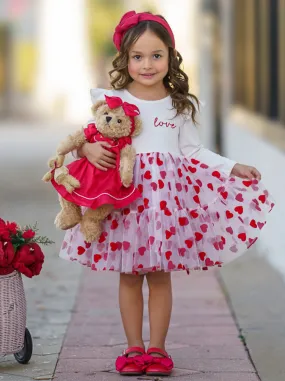 Sweet Love Heart Tutu Dress