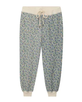 The Cropped Sweatpant, Cream Field Floral