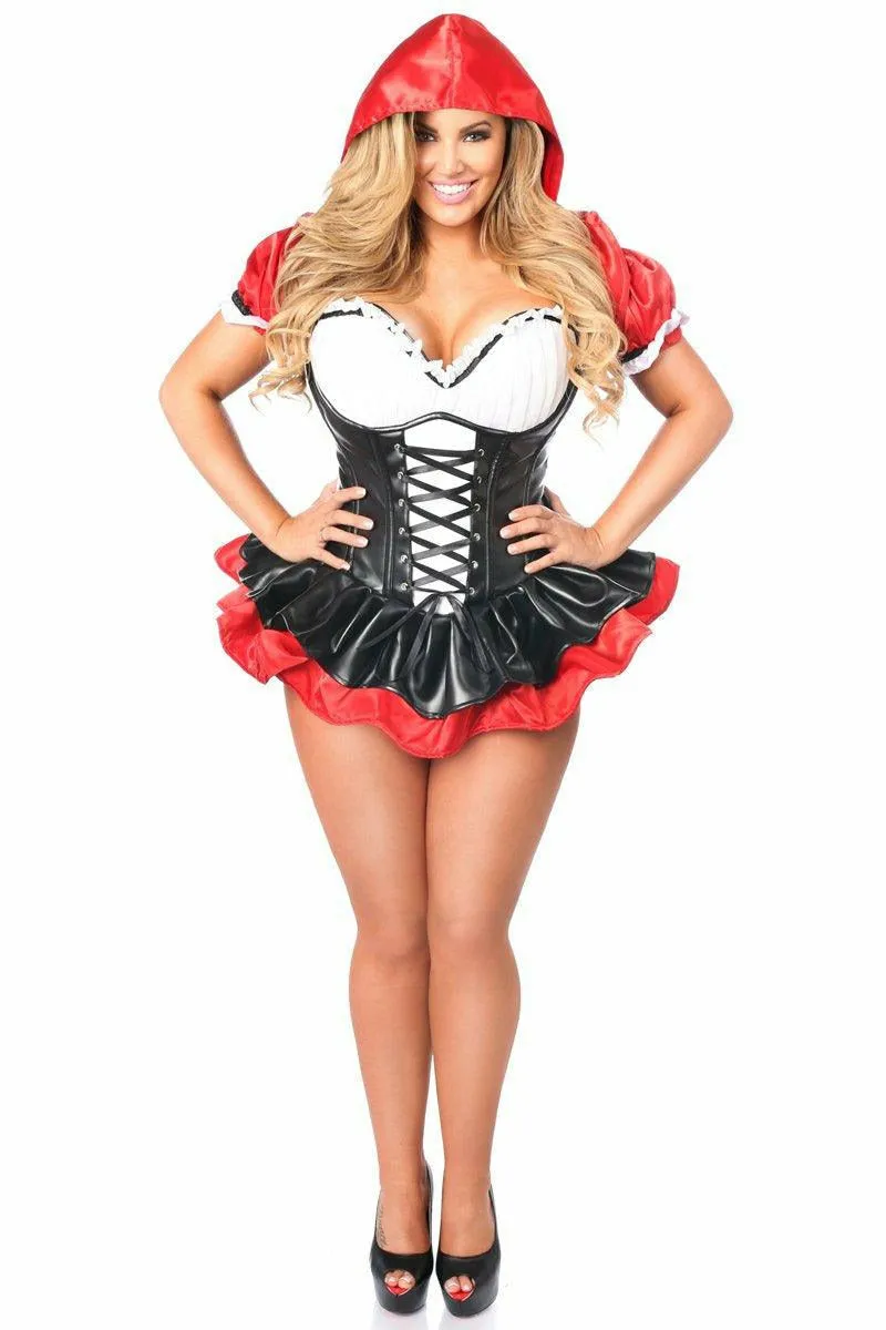 Top Drawer Premium Red Riding Hood Corset Dress Costume