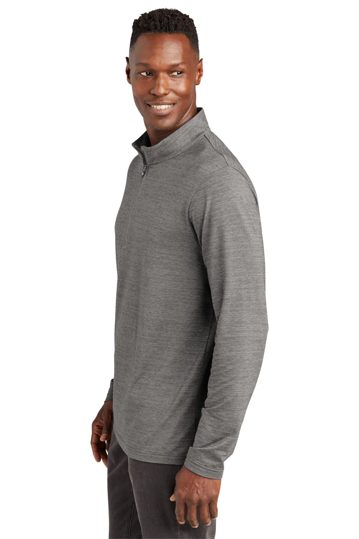 TravisMathew Crestview 1/4-Zip Grey Heather