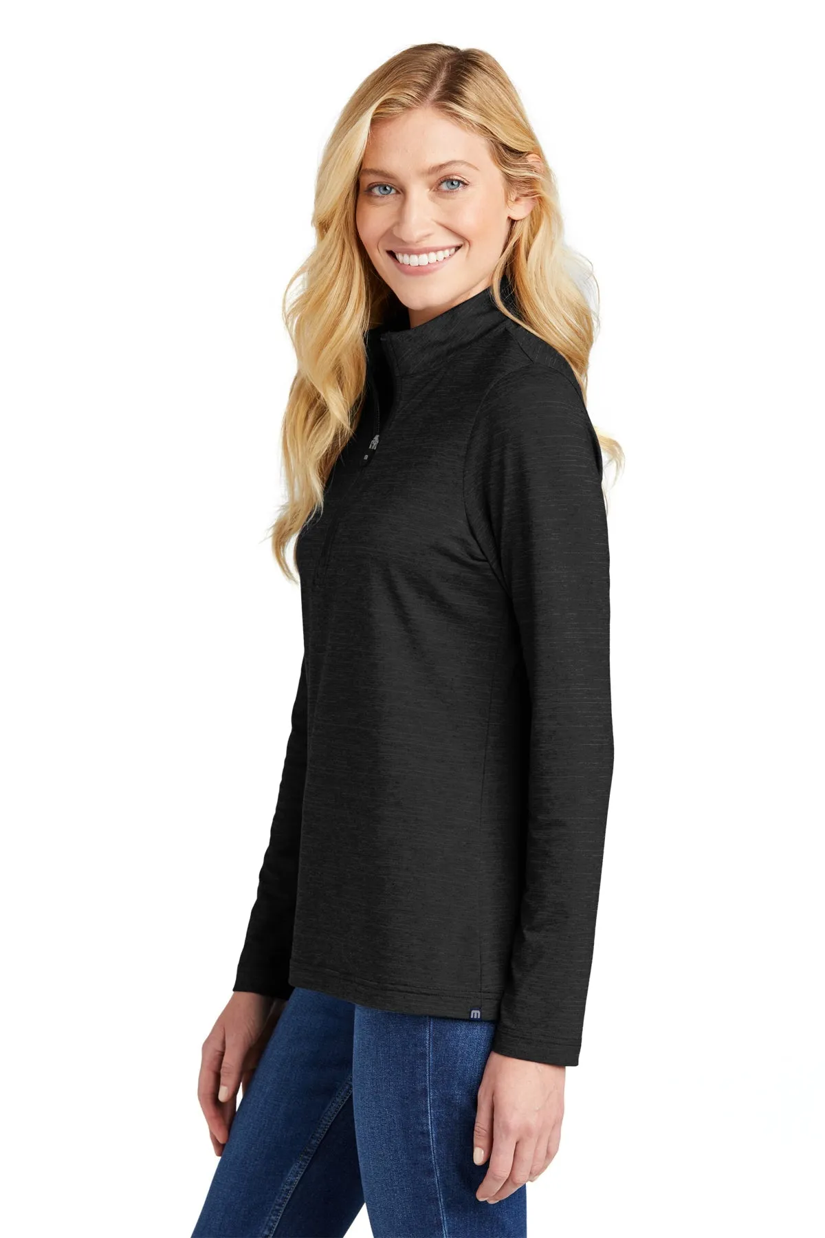 TravisMathew Ladies Crestview 1/4-Zip Black