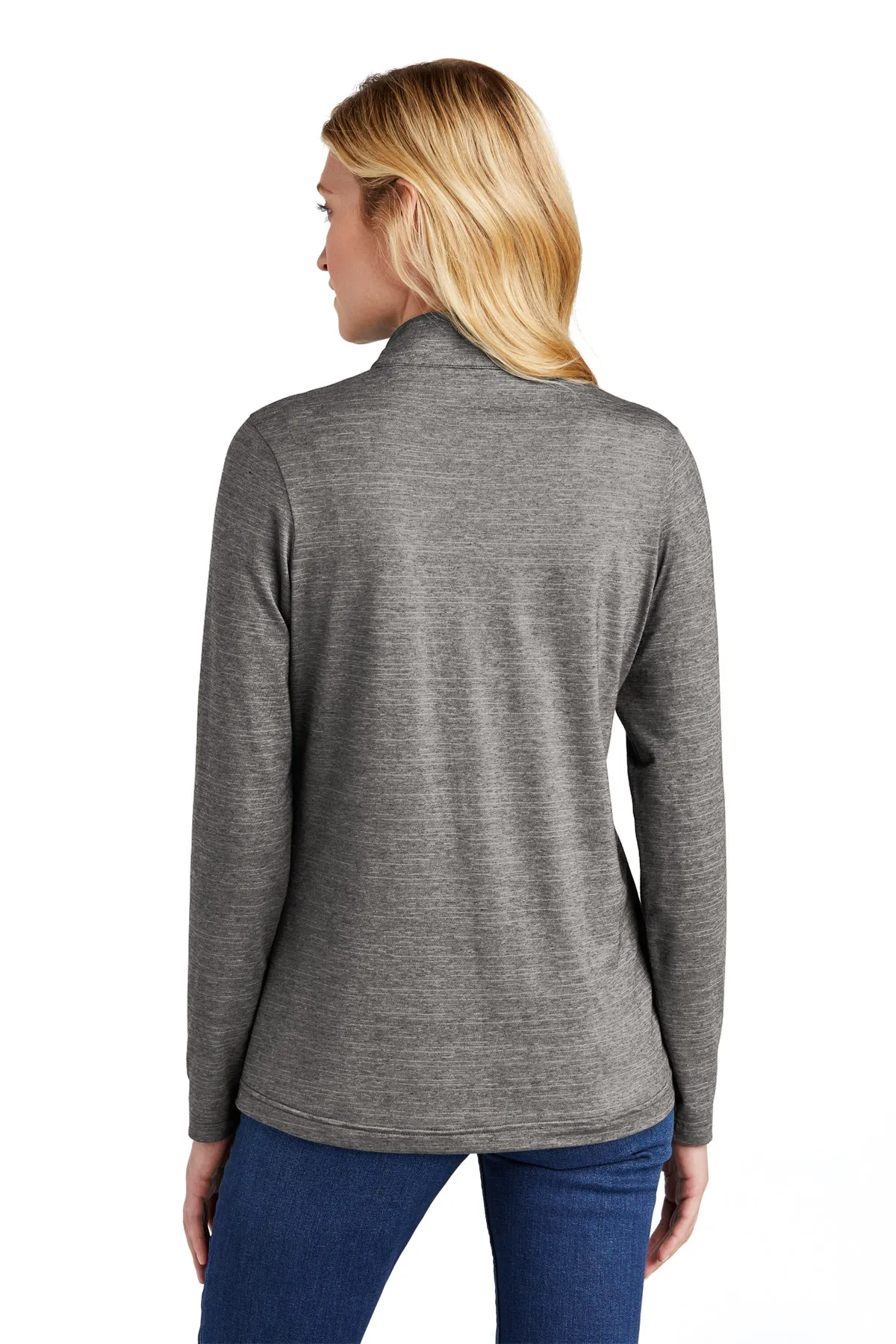 TravisMathew Ladies Crestview 1/4-Zip Grey Heather