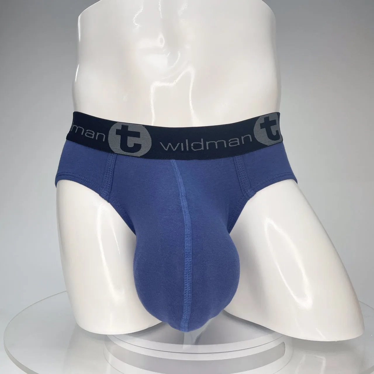 WildmanT Cotton Monster Cock Brief Dark Blue