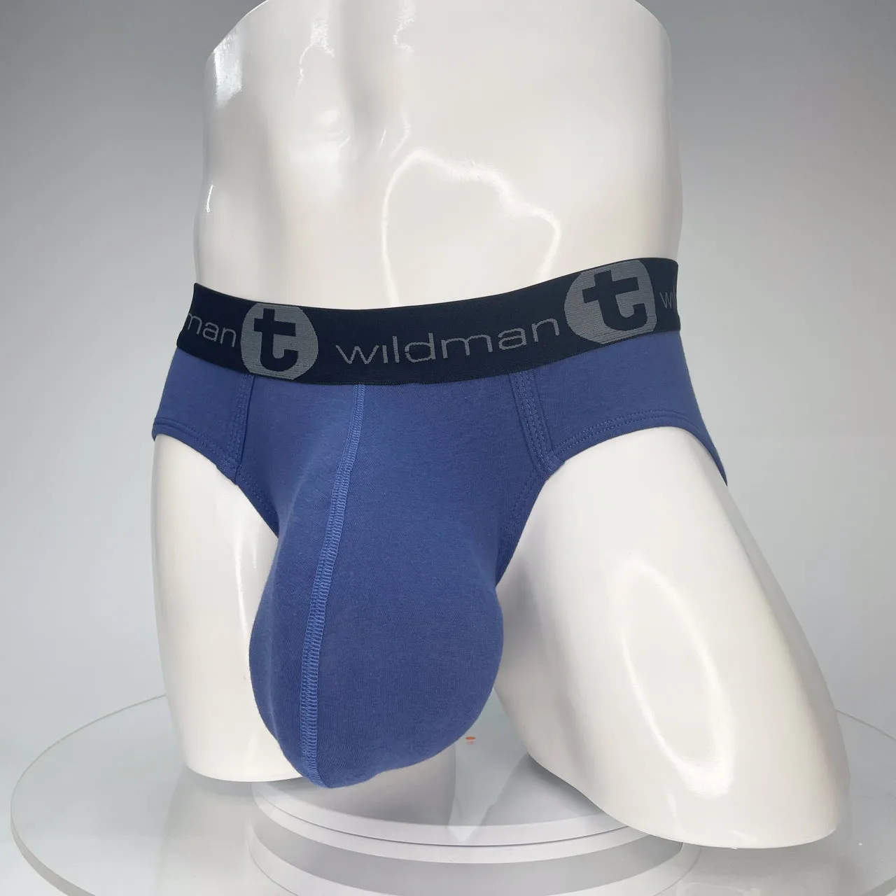 WildmanT Cotton Monster Cock Brief Dark Blue