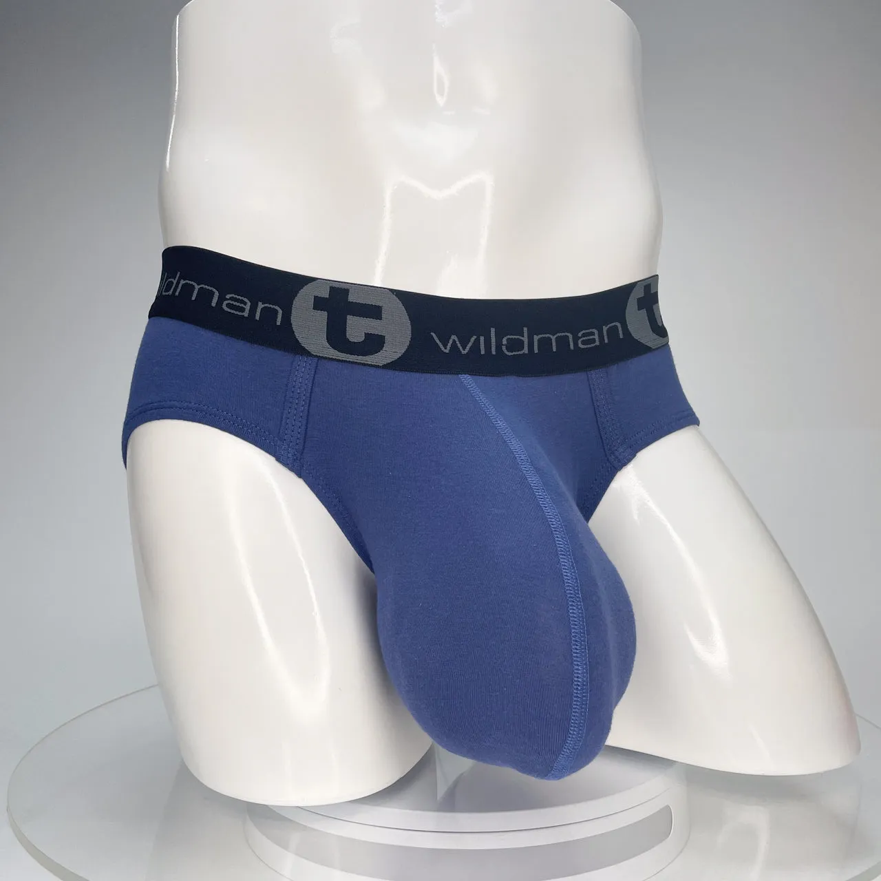 WildmanT Cotton Monster Cock Brief Dark Blue