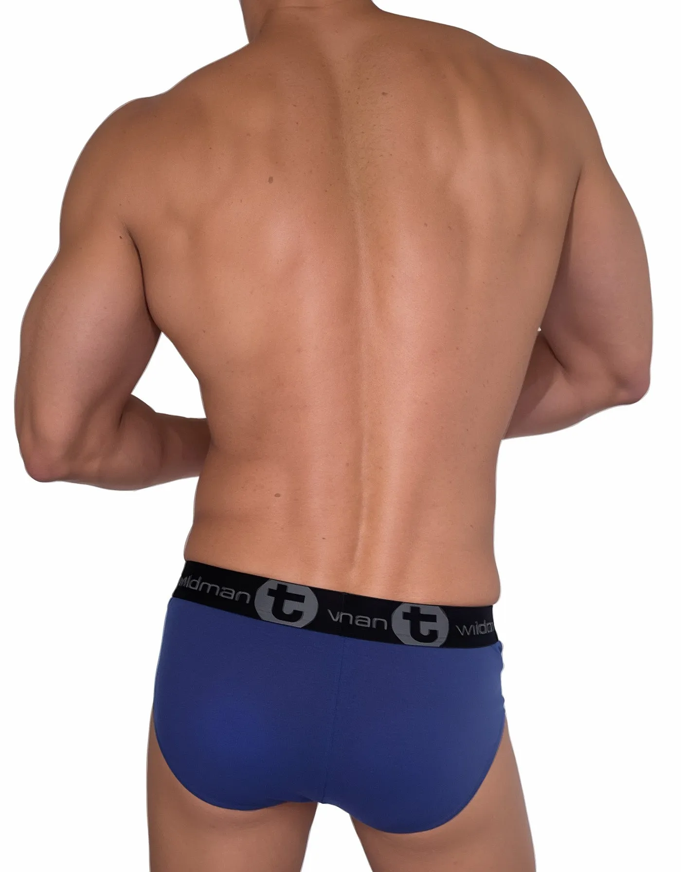 WildmanT Cotton Monster Cock Brief Dark Blue