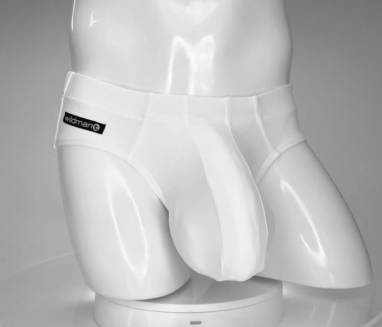 WildmanT Monster Cock Swim Brief White