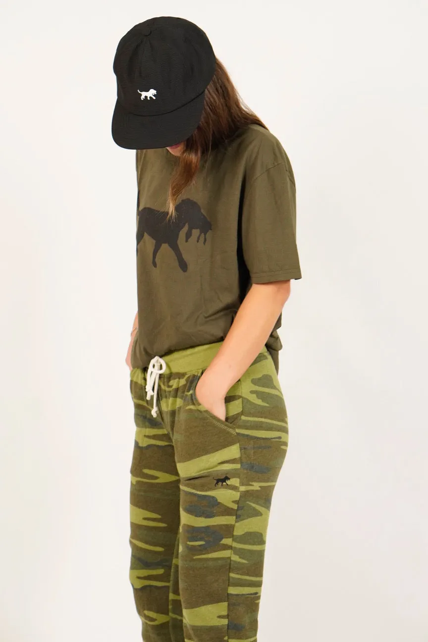 Women's Active Fleece Jogger - Woodland Camo