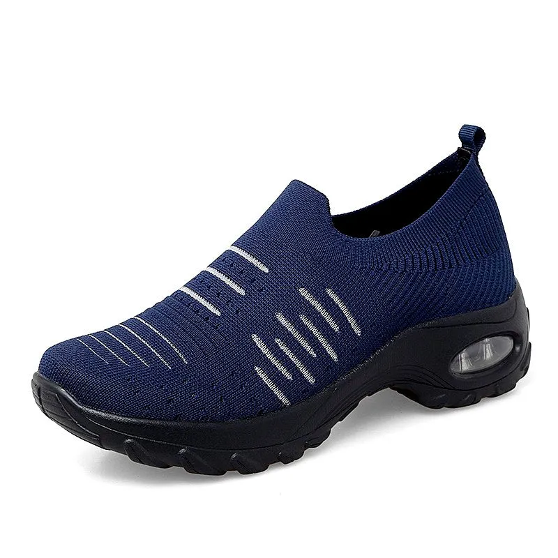 Women's air cushion elastic non-slip leisure sneakers