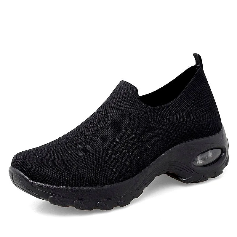 Women's air cushion elastic non-slip leisure sneakers