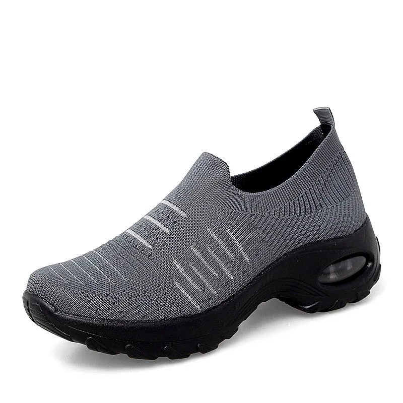 Women's air cushion elastic non-slip leisure sneakers