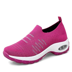 Women's air cushion elastic non-slip leisure sneakers