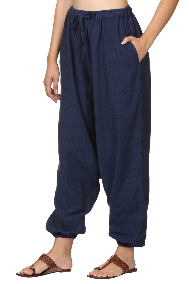 Women's Harem Pant | Dark Blue | Fits Waist Size 28" to 36"